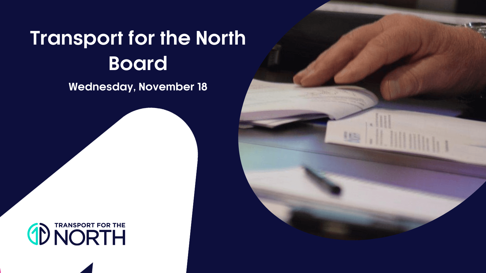 Transport for the North Board meeting November 18