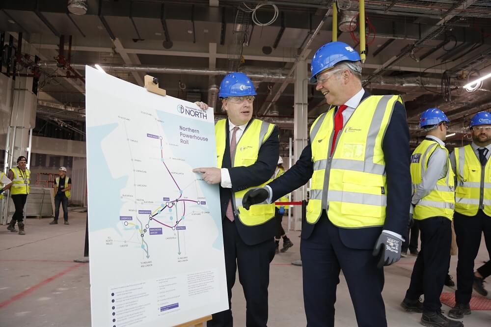 Boris Johnson and Barry White discuss Northern Powerhouse Rail