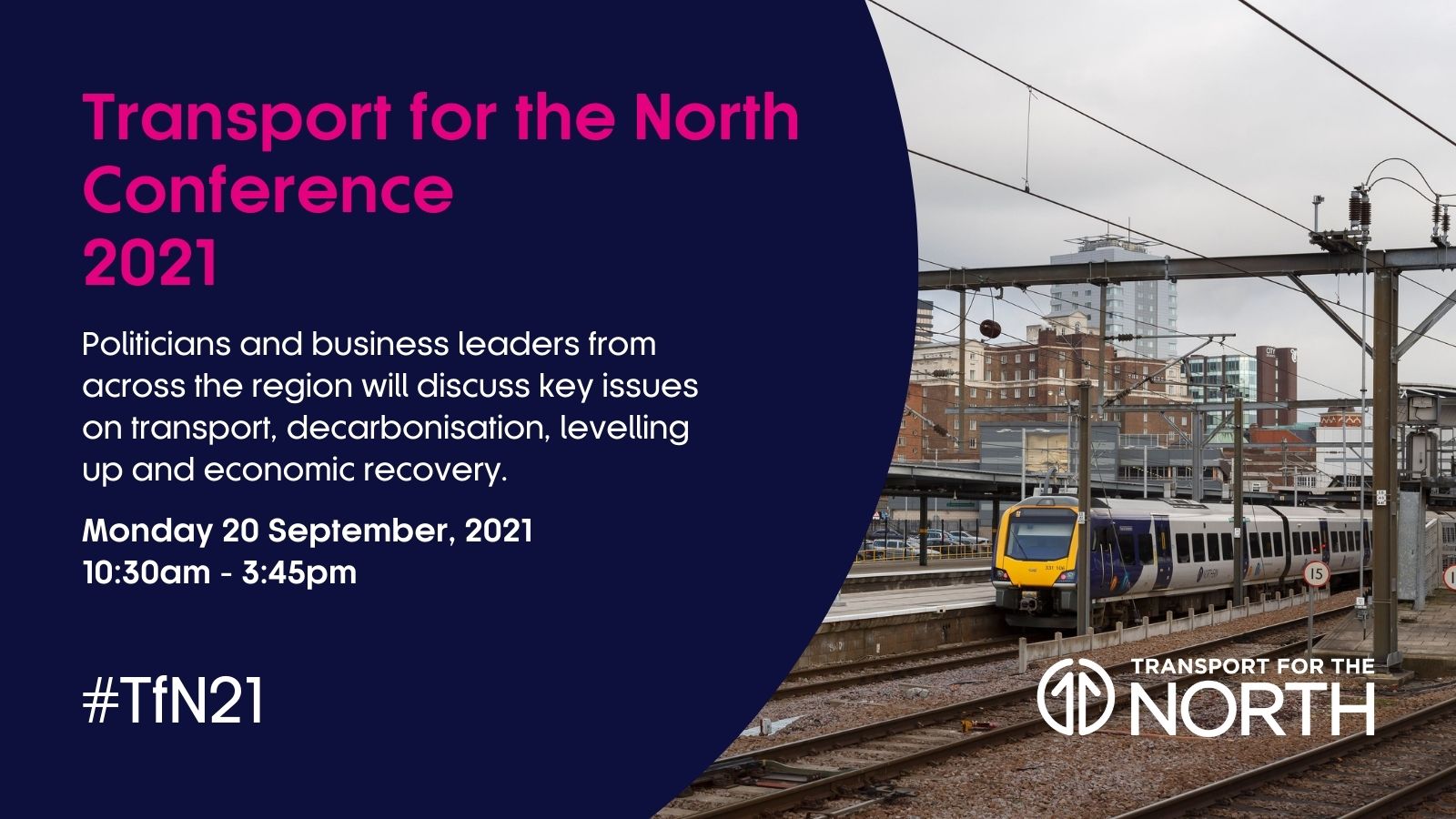 Transport for the North Annual Conference banner