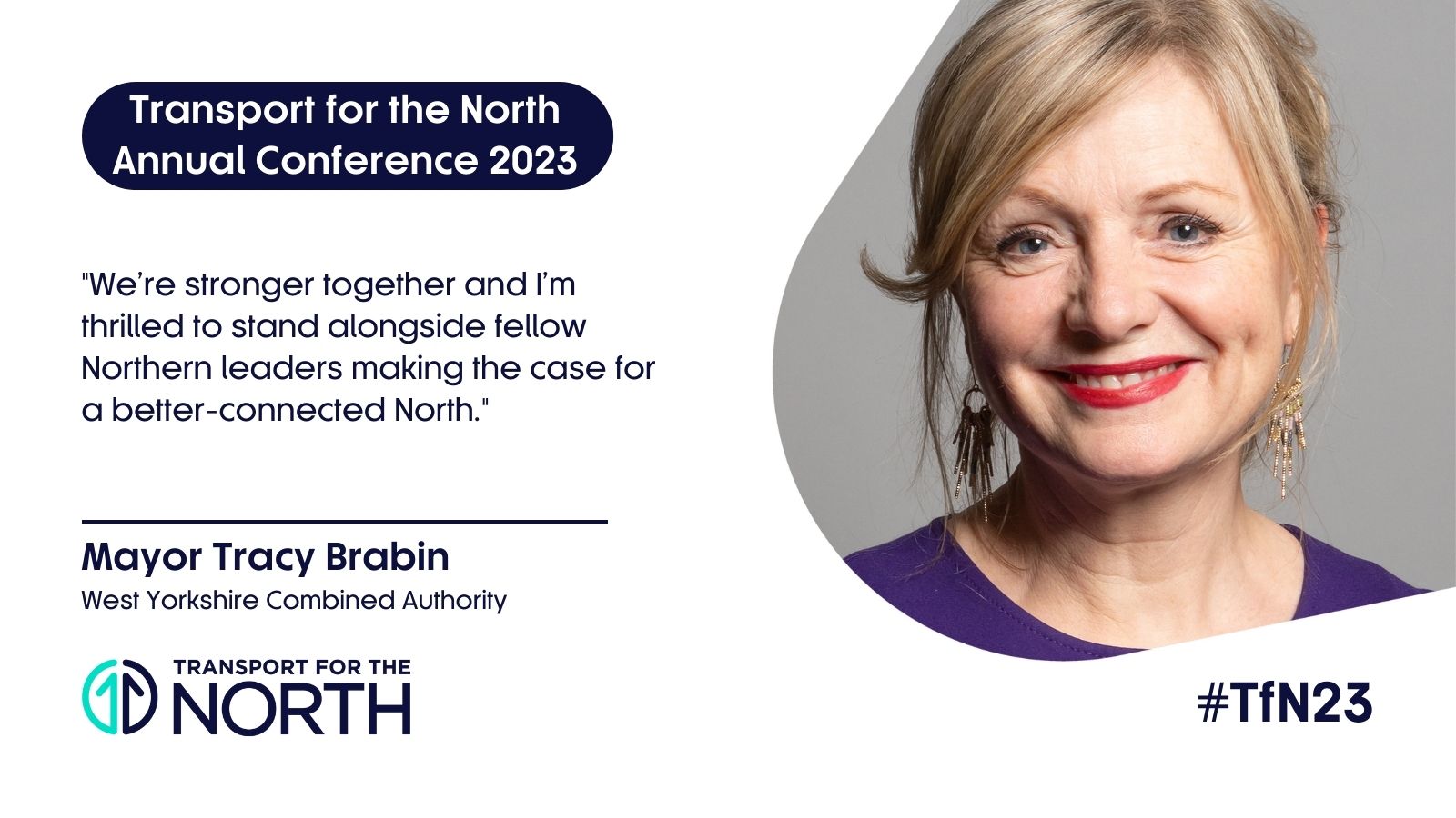Mayor Tracy Brabin comment ahead of TfN23