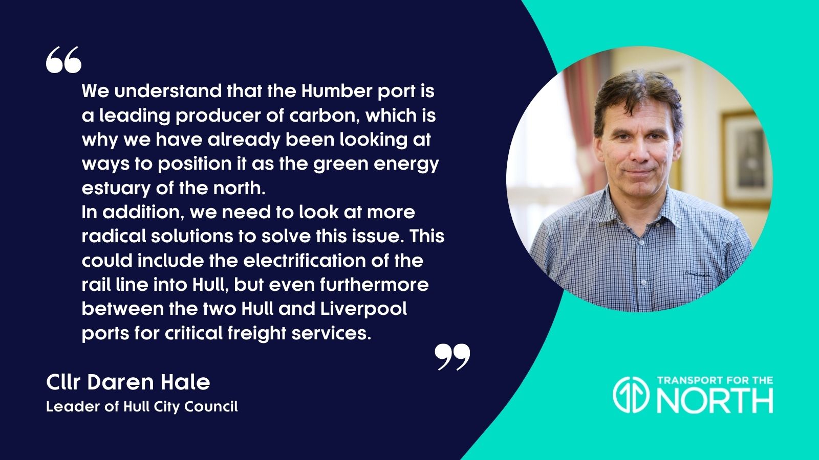 Cllr Daren Hale on the Transport for the North Decarbonisation Strategy