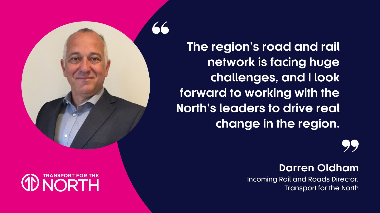 New Rail and Roads Director Darren Oldham