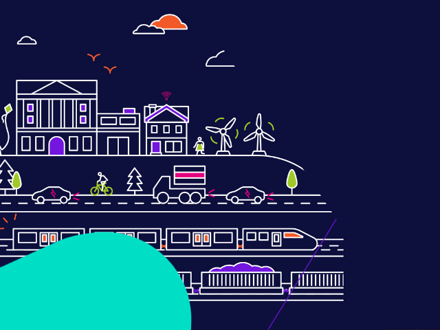 Future travel scenarios, illustration on future transport