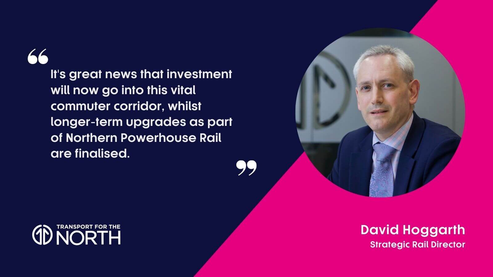 David Hoggarth's response to investment in Hope Valley Line