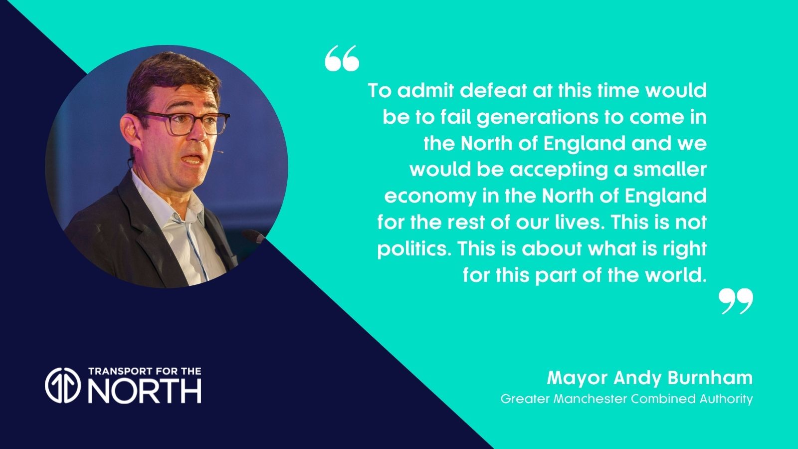Mayor Andy Burnham comments following Board meeting on the Integrated Rail Plan