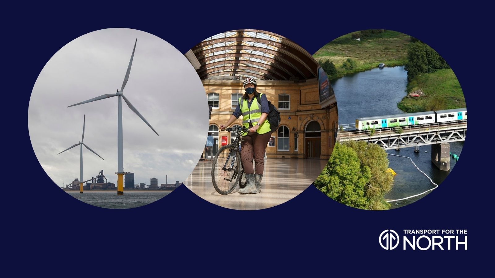 wind turbines, cycling and hydrogen trains delivering a cleaner and greener future in transport