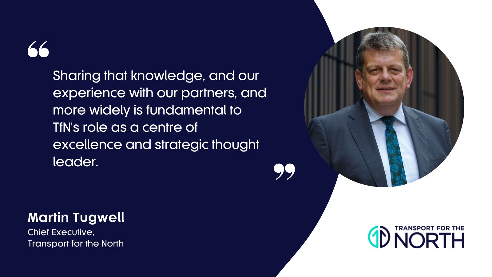 Transport for the North Chief Executive on the importance of knowledge sharing