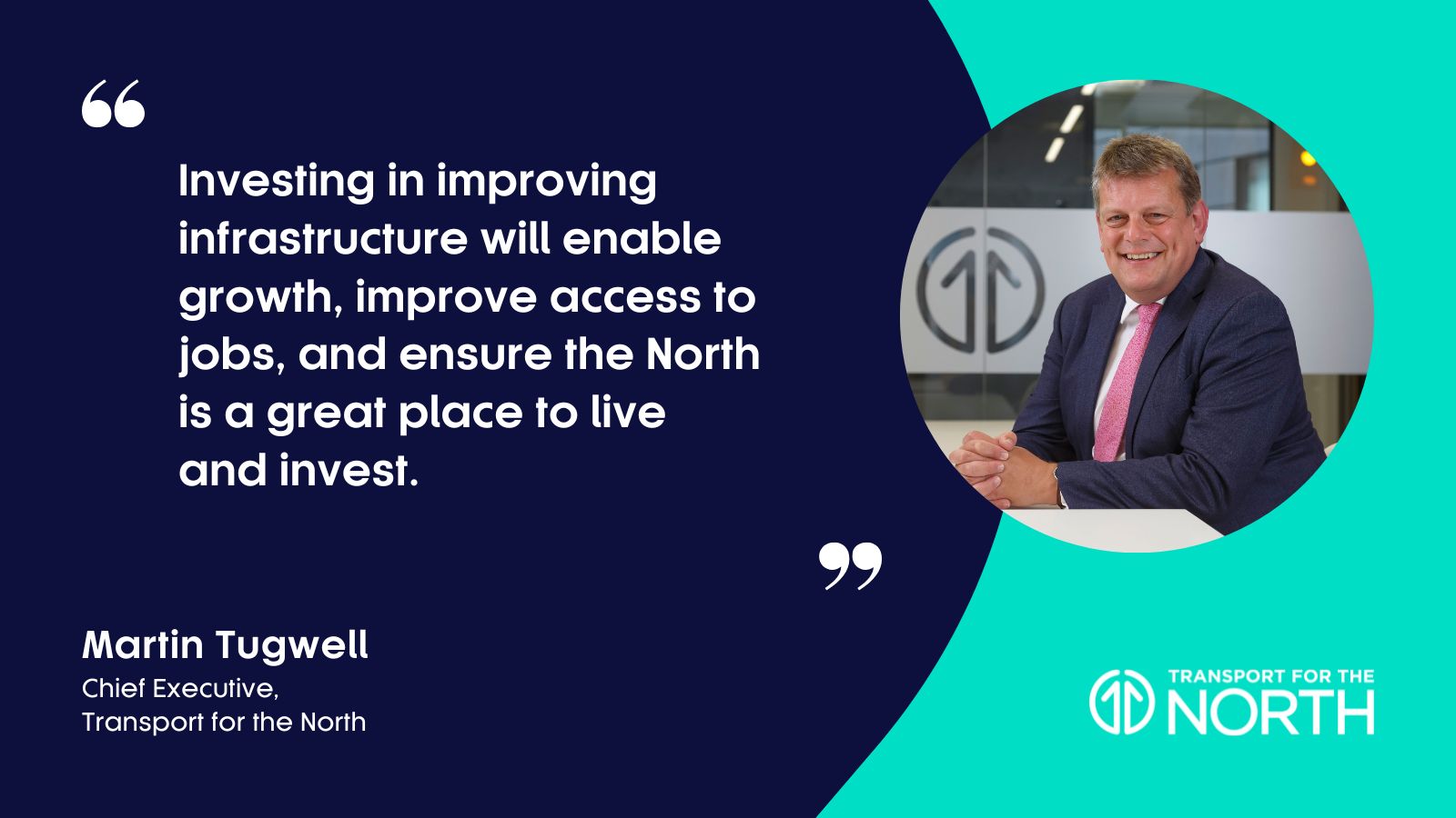 Martin Tugwell talks about the benefits of investing in improved infrastructure