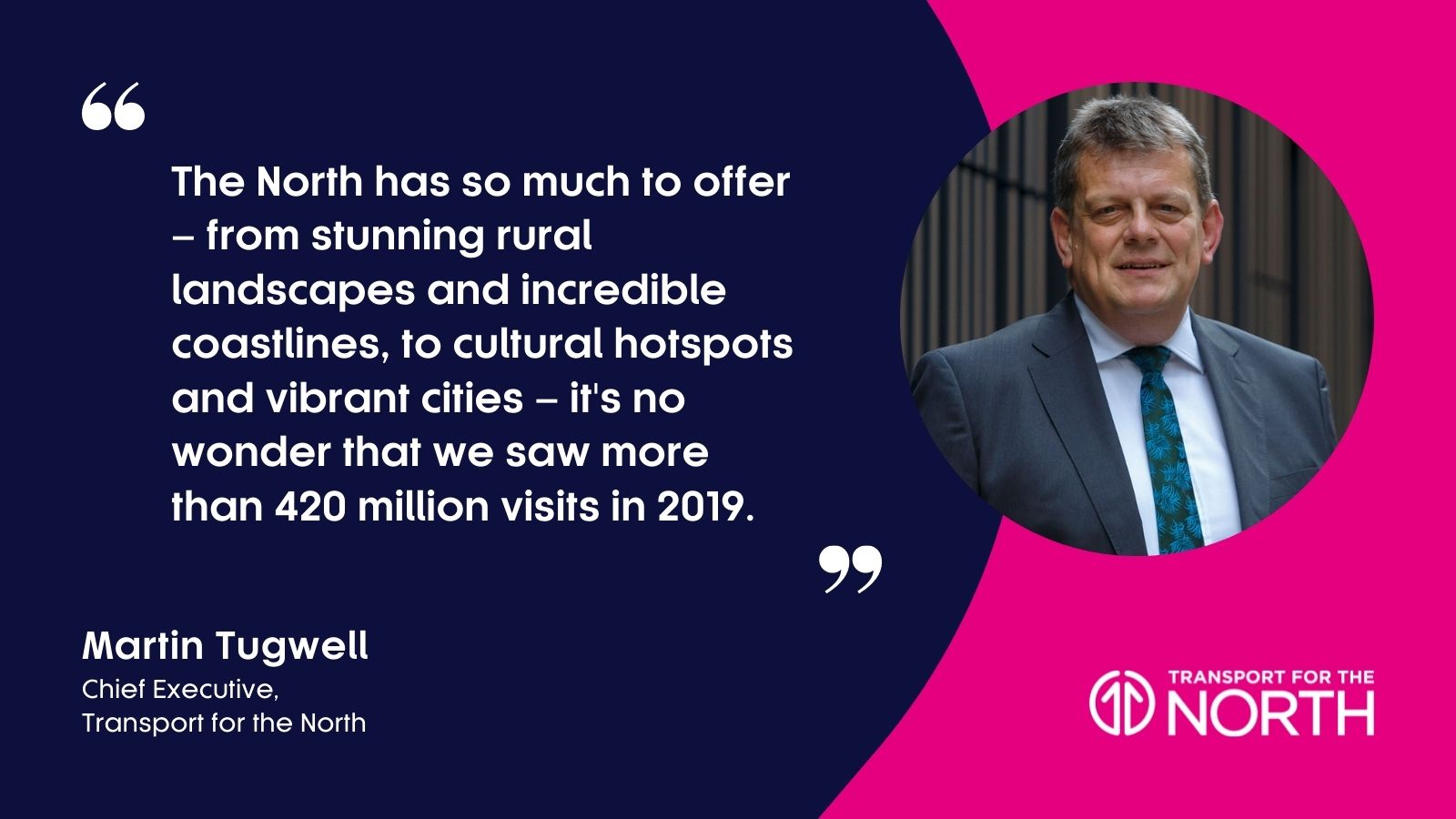 Martin Tugwell quote on the Visitor Economy report