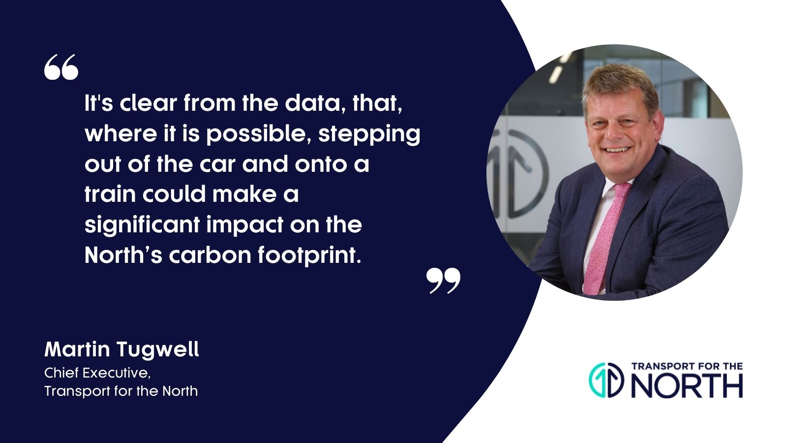 Martin Tugwell, Chief Executive of Transport for the North, on the environmental impact of our travel choices.