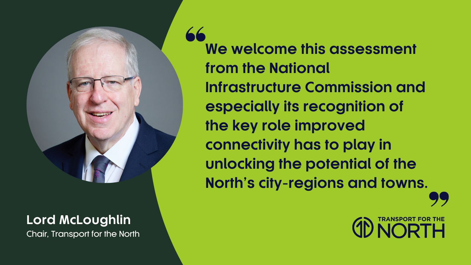 Lord McLoughlin responds to second National Infrastructure Assessment