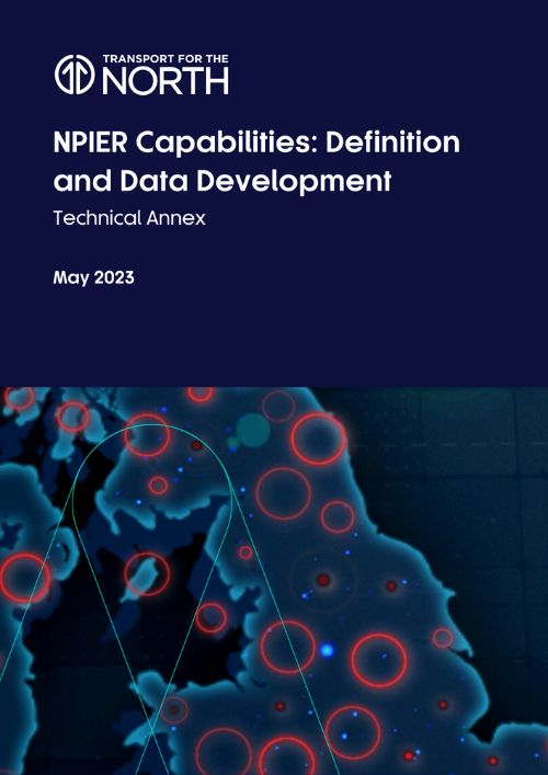 NPIER Capabilities Definition and Data Development technical annex cover