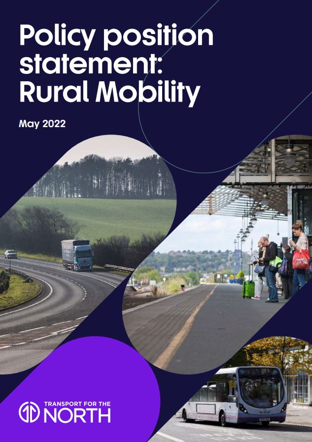 Rural Mobility cover, lorry on road, platform station bus