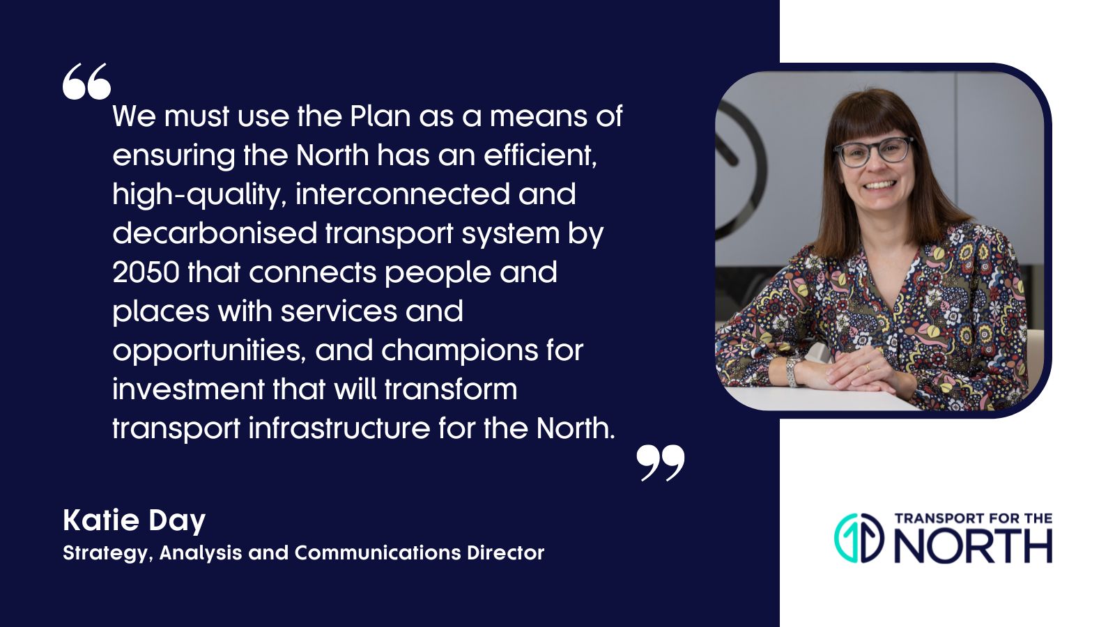 Katie Day comments on the closing of the Strategic Transport Plan consultation