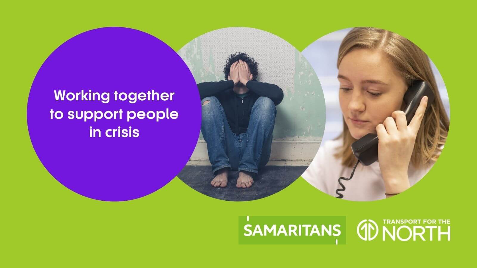 TfN and Samaritans: Working together to support people in crisis 