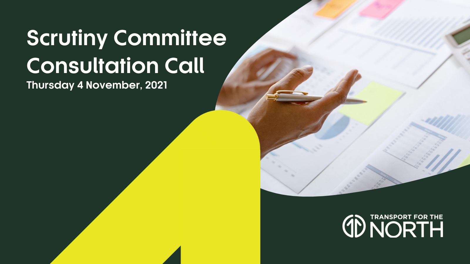Transport for the North Scrutiny Committee Consultation Call | 4 November 2021
