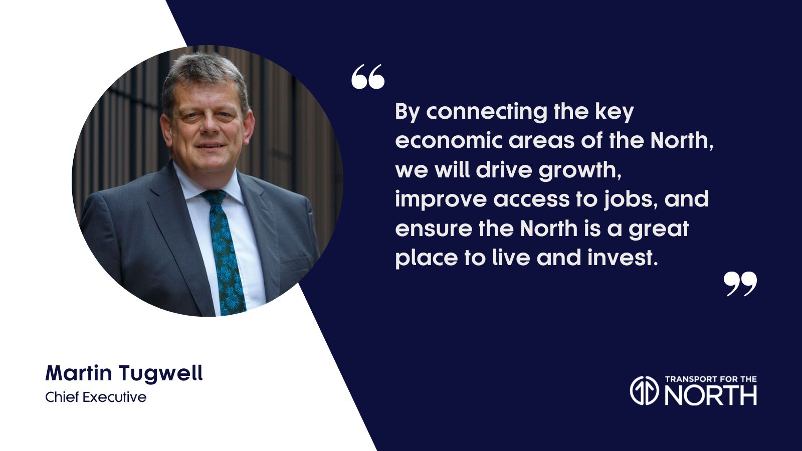 Martin Tugwell quote ahead of Transport for the North Board Meeting on 29 September 2022