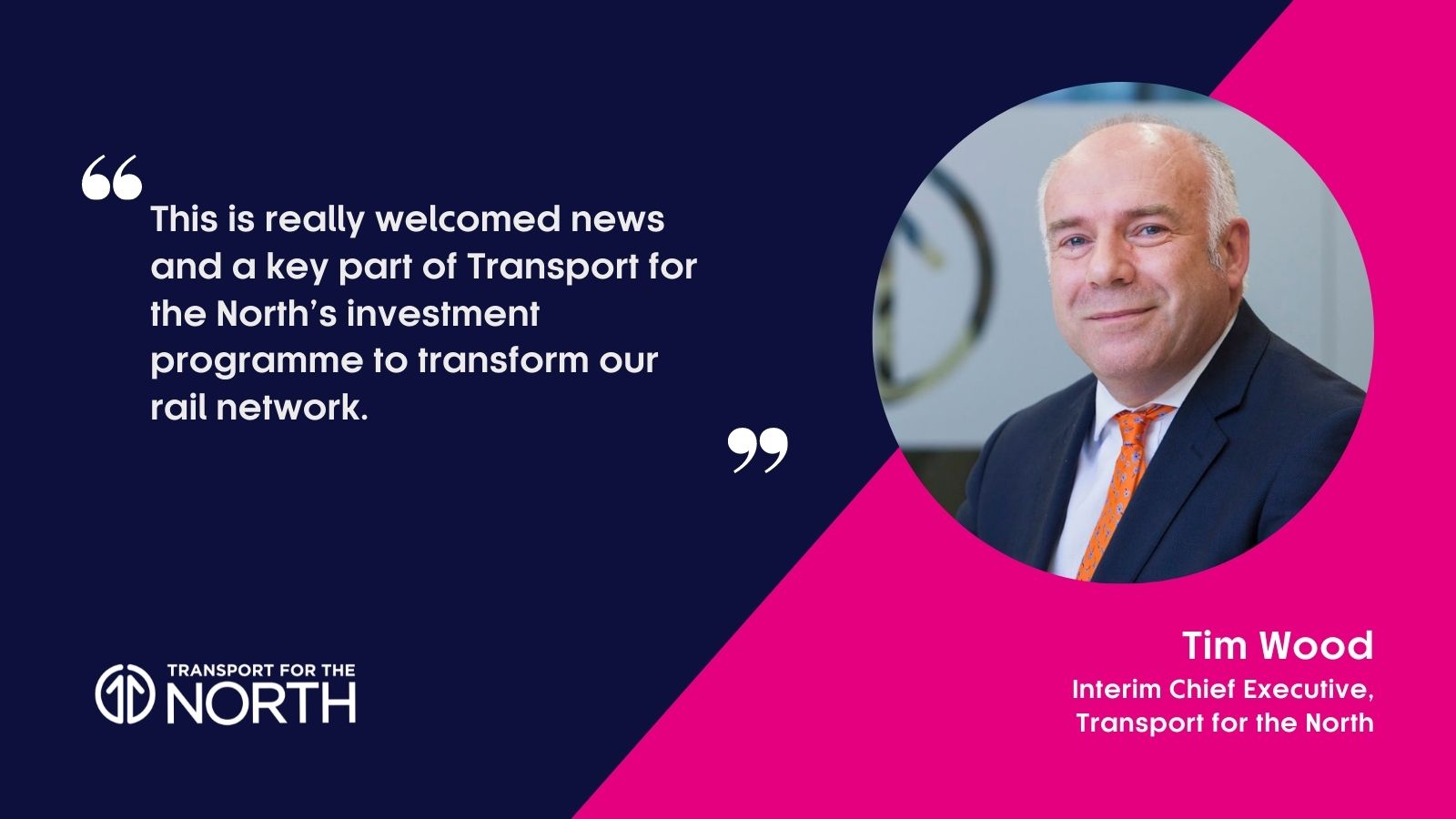 Tim Wood, Interim Chief Executive at Transport for the North on the Transpennien Route Upgrade funding