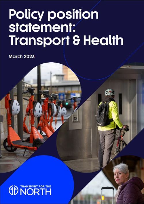 Transport and Health policy position cover